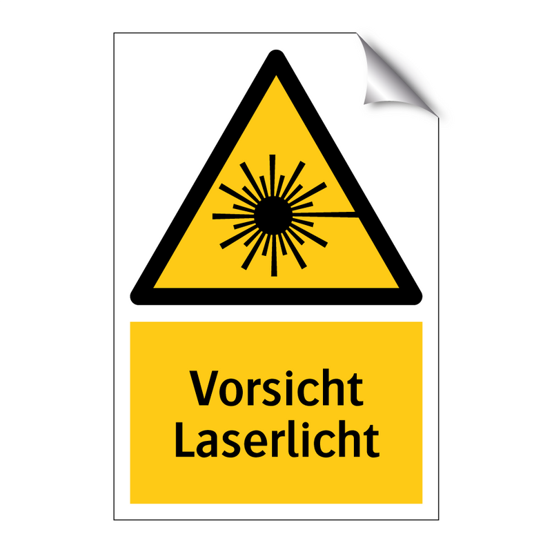 Vorsicht Laserlicht