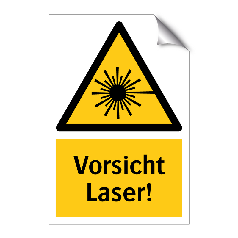 Vorsicht Laser!
