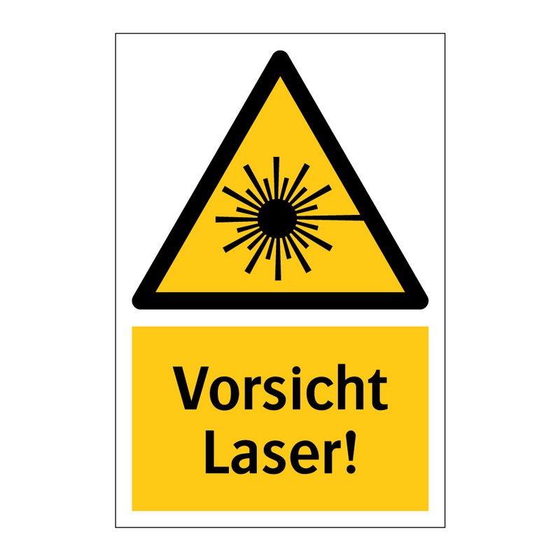 Vorsicht Laser!