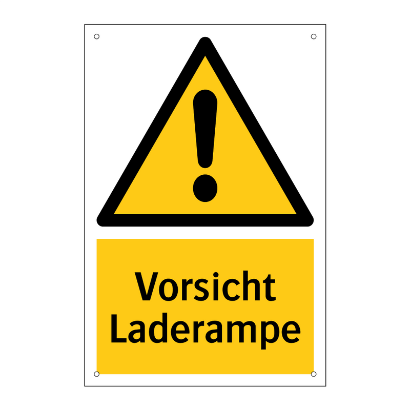 Vorsicht Laderampe