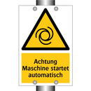 Achtung Maschine startet automatisch
