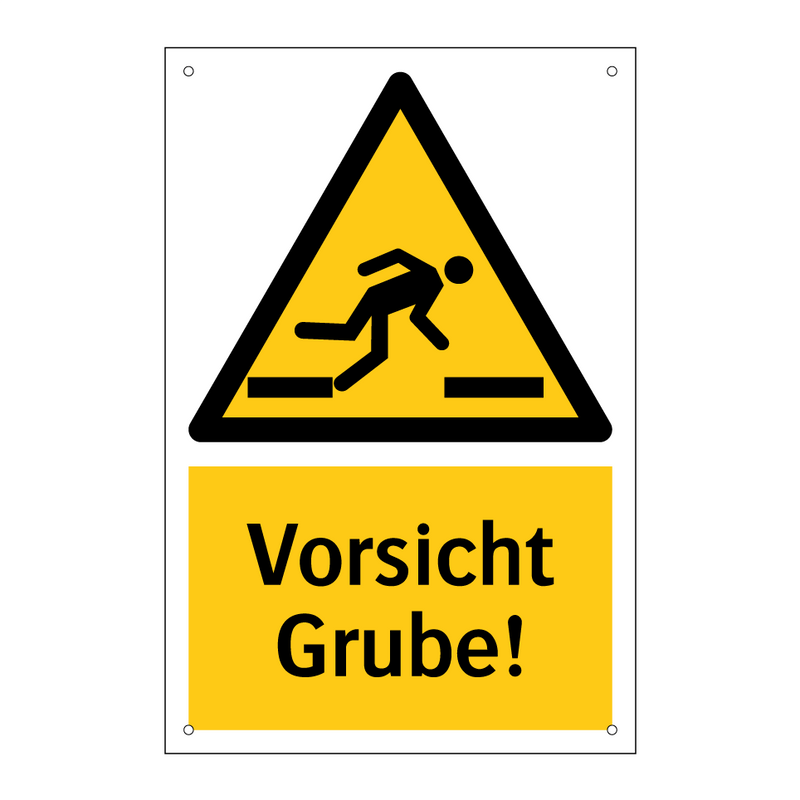 Vorsicht Grube!