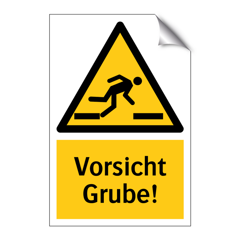 Vorsicht Grube!