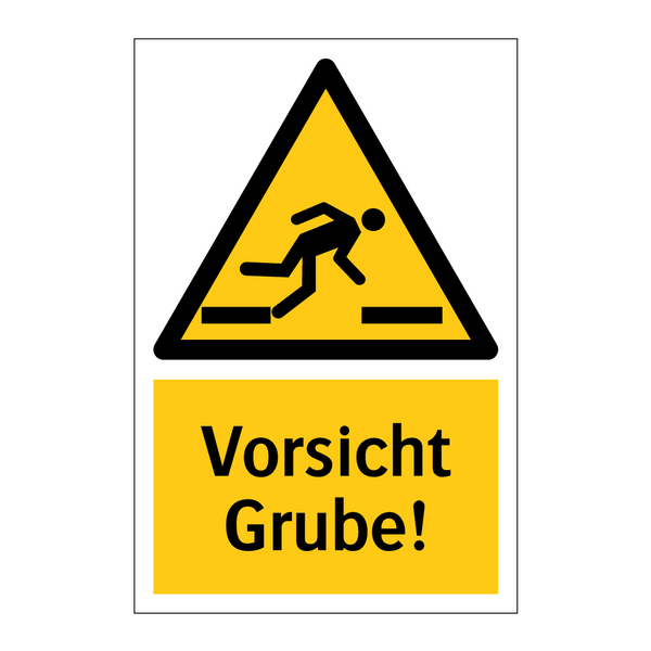 Vorsicht Grube!