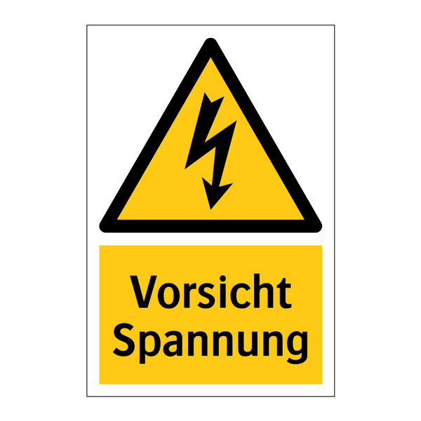 Vorsicht Spannung