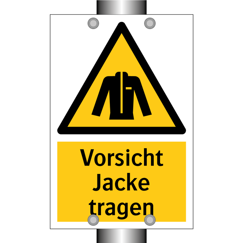 Vorsicht Jacke tragen