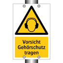 Vorsicht Gehörschutz tragen