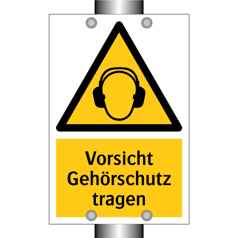 Vorsicht Gehörschutz tragen