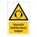 Vorsicht Gehörschutz tragen
