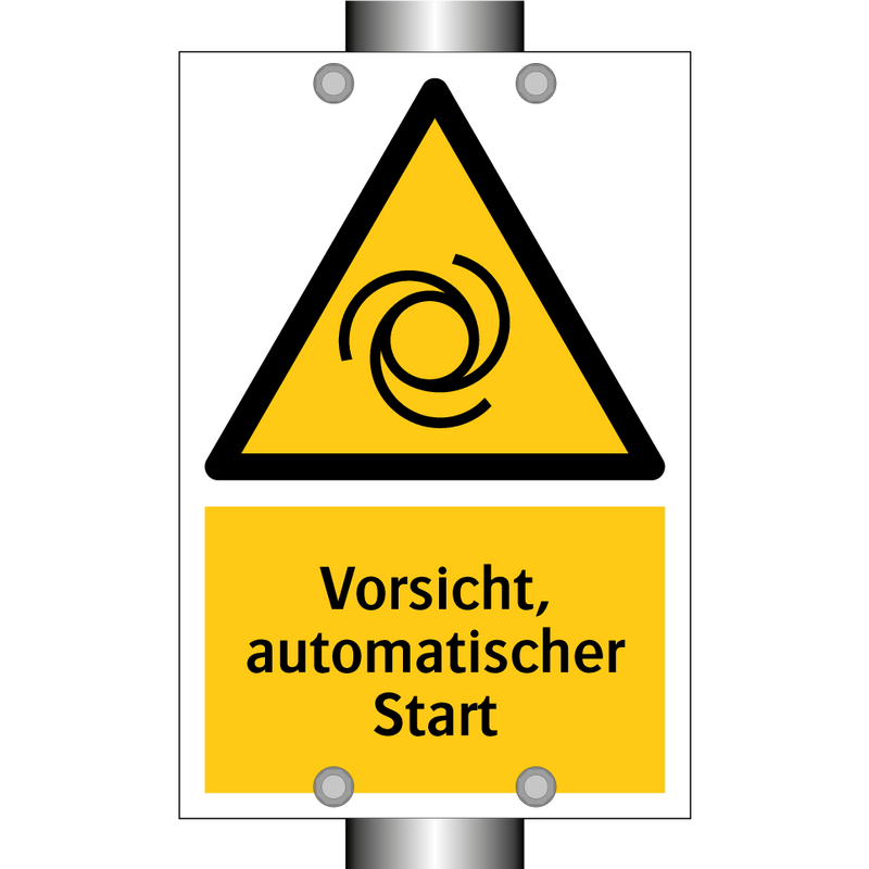 Vorsicht, automatischer Start