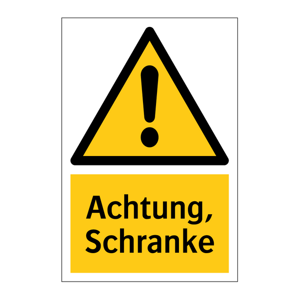 Achtung, Schranke