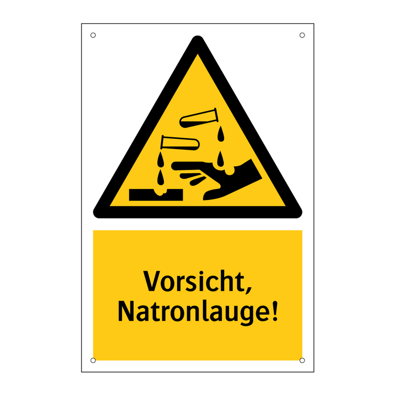 Vorsicht, Natronlauge!