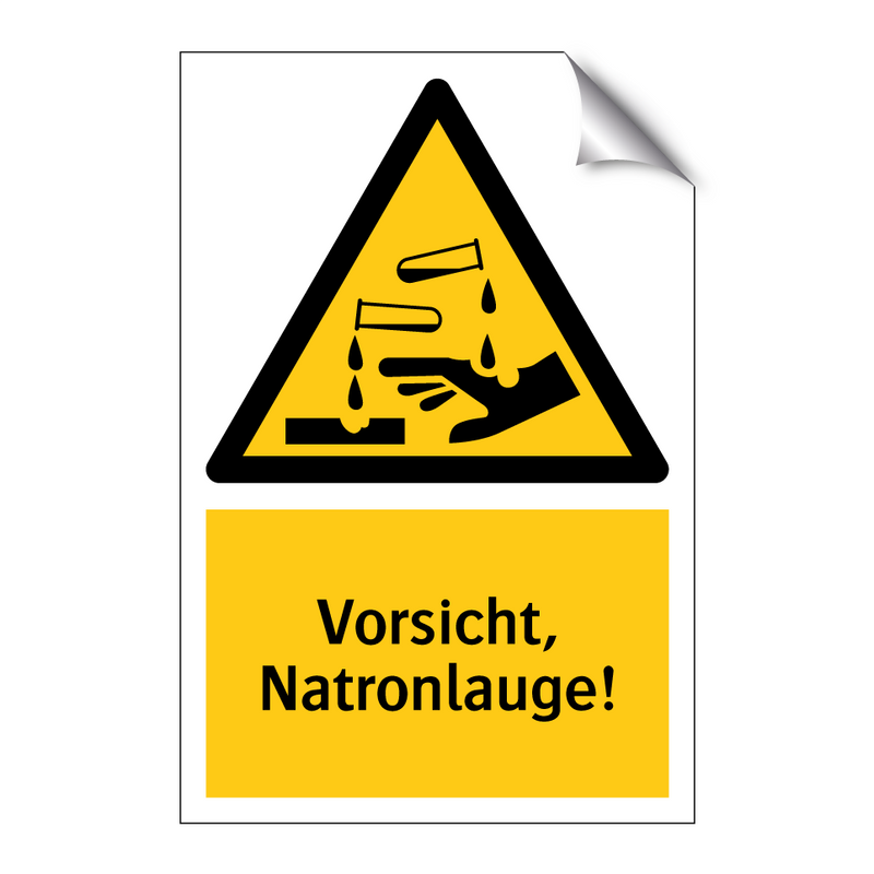 Vorsicht, Natronlauge!