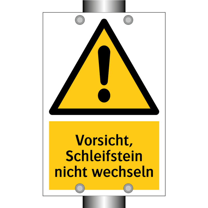 Vorsicht, Schleifstein nicht wechseln