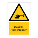 Vorsicht, Hubschrauber!