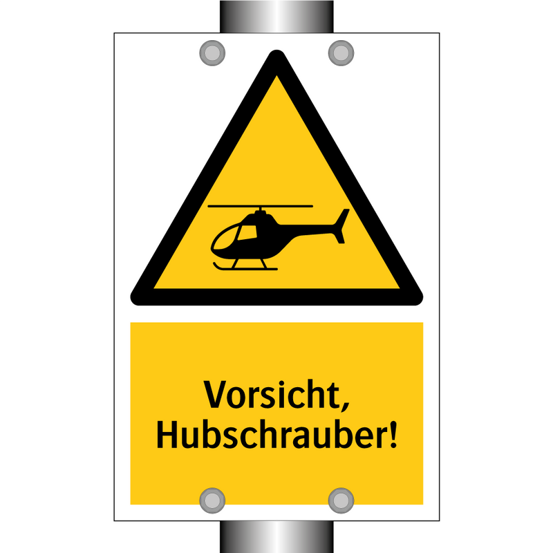 Vorsicht, Hubschrauber!