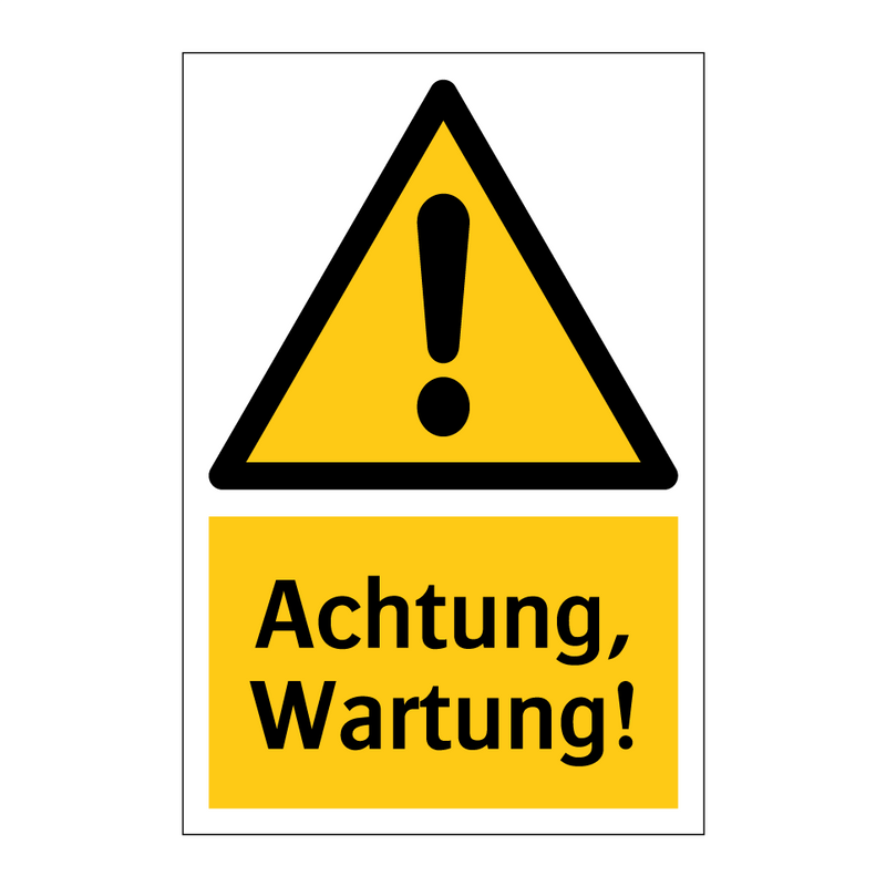 Achtung, Wartung!