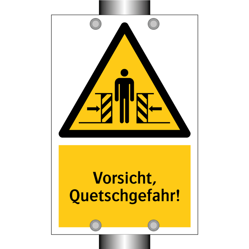 Vorsicht, Quetschgefahr!