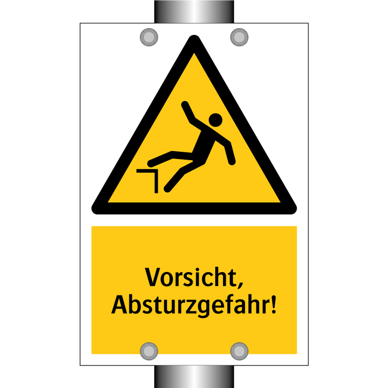 Vorsicht, Absturzgefahr!