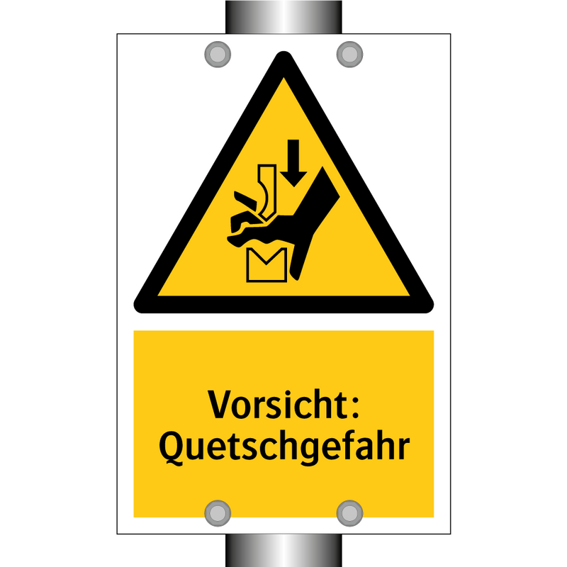 Vorsicht: Quetschgefahr