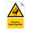 Vorsicht: Quetschgefahr