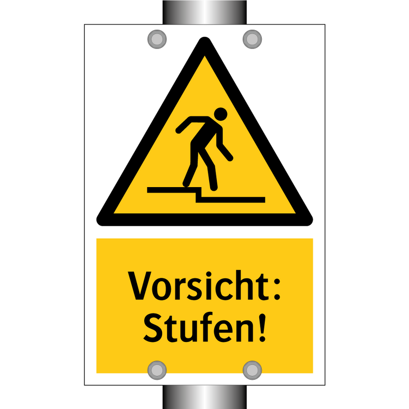 Vorsicht: Stufen!