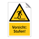 Vorsicht: Stufen!