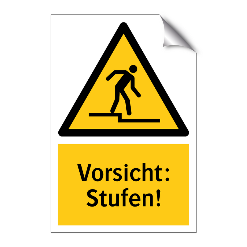 Vorsicht: Stufen!