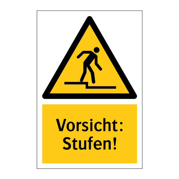 Vorsicht: Stufen!