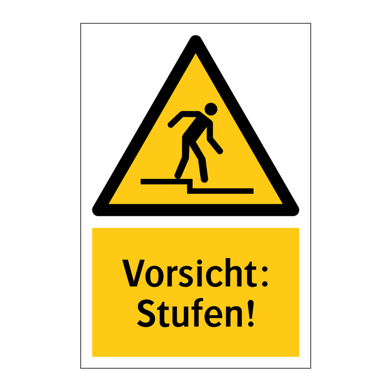 Vorsicht: Stufen!