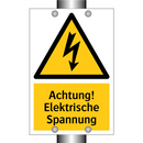 Achtung! Elektrische Spannung