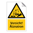 Vorsicht! Ätznatron
