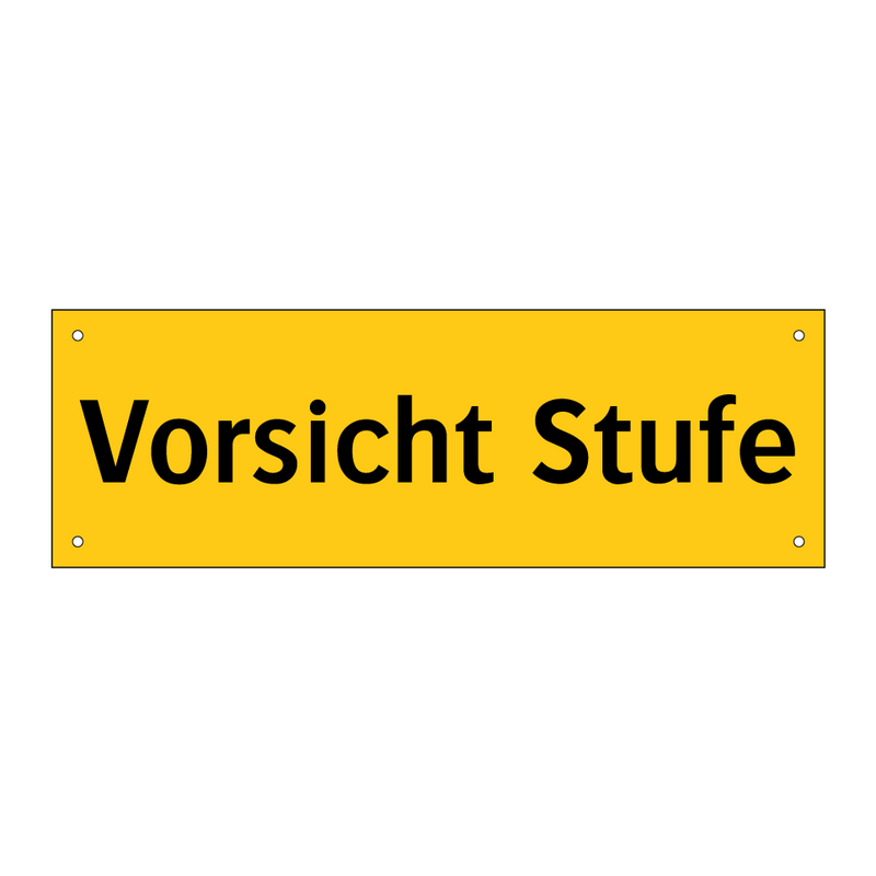 Vorsicht Stufe