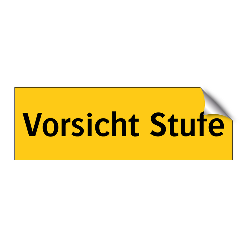 Vorsicht Stufe