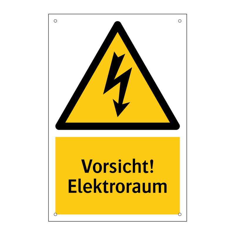 Vorsicht! Elektroraum