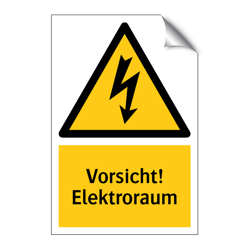 Vorsicht! Elektroraum