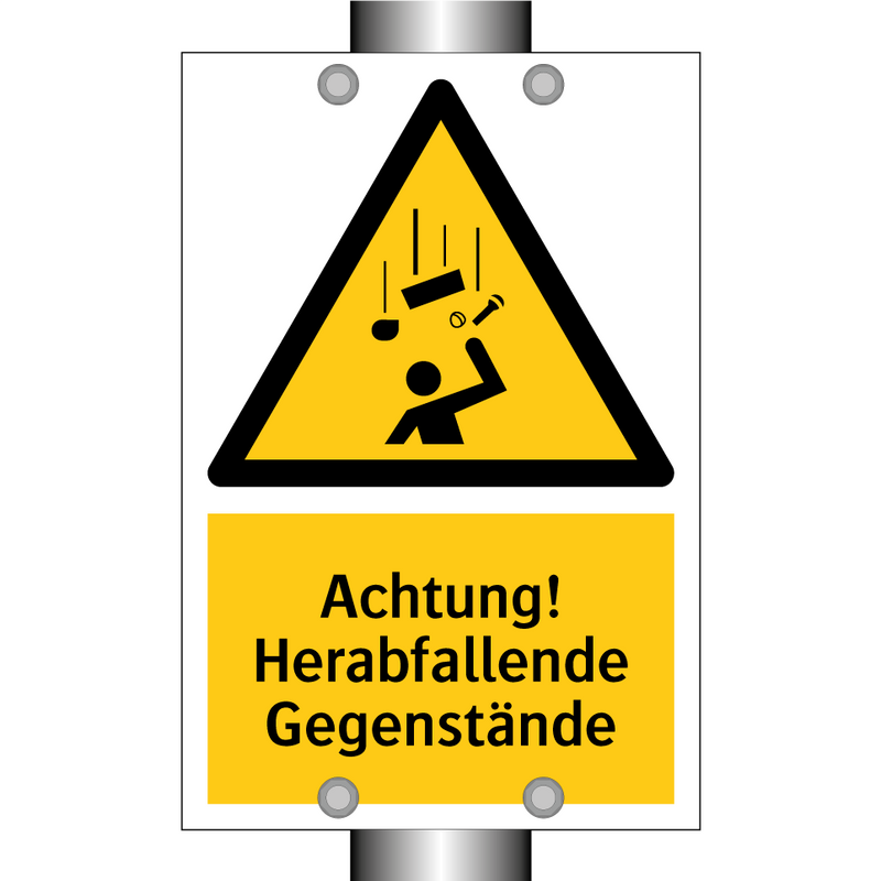 Achtung! Herabfallende Gegenstände