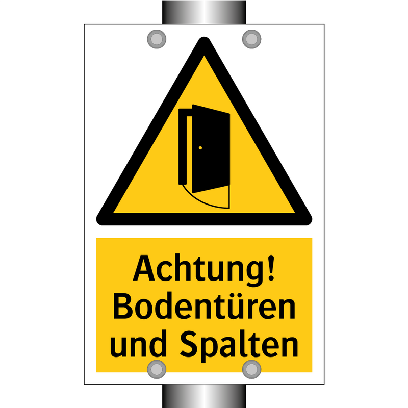 Achtung! Bodentüren und Spalten