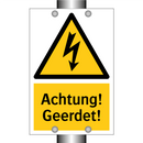 Achtung! Geerdet!