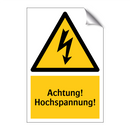 Achtung! Hochspannung!