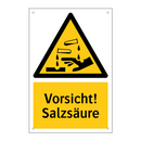 Vorsicht! Salzsäure