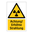 Achtung! Erhöhte Strahlung