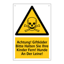 Achtung! Giftköder Bitte Halten Sie Ihre Kinder Fern! Hunde An Der Leine!