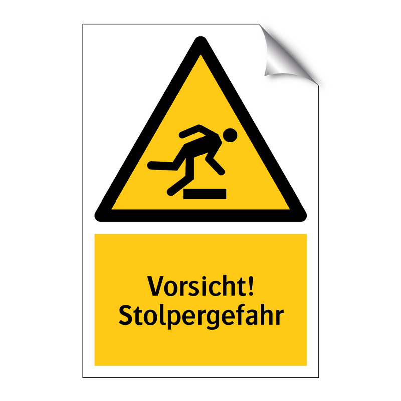 Vorsicht! Stolpergefahr