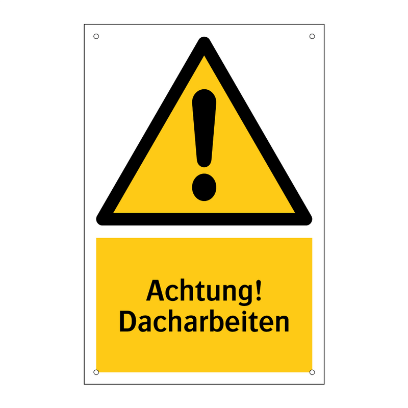 Achtung! Dacharbeiten