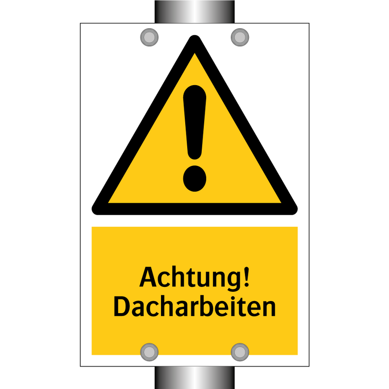 Achtung! Dacharbeiten