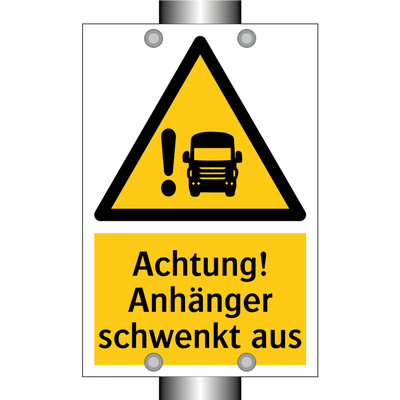 Achtung! Anhänger schwenkt aus