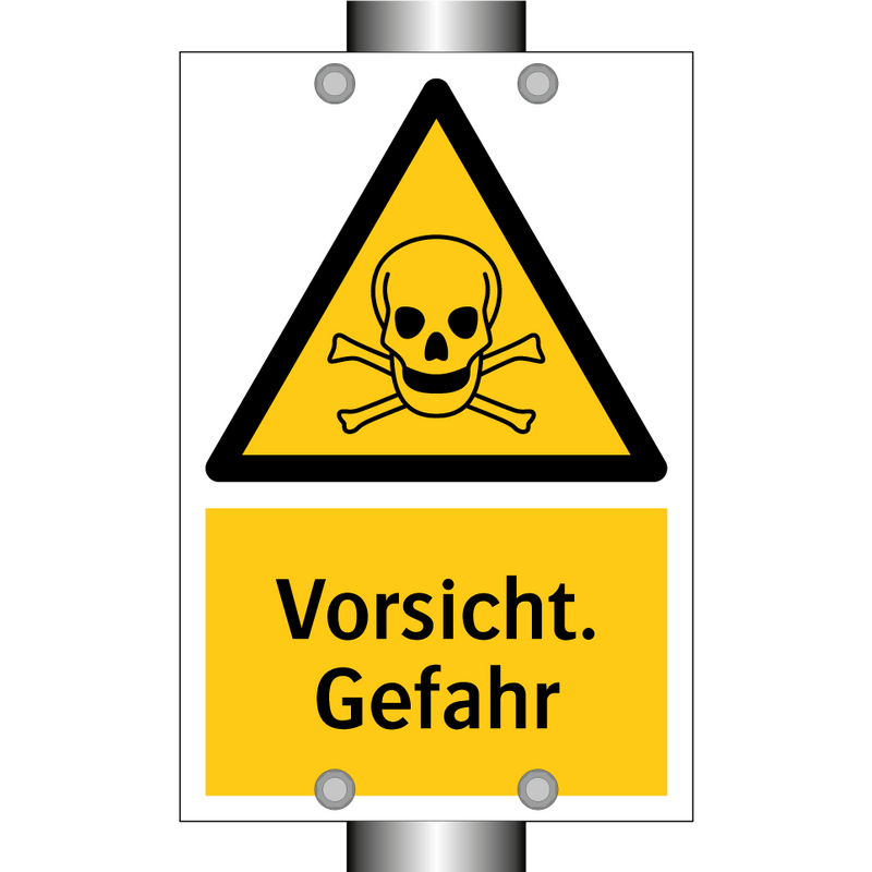 Vorsicht. Gefahr