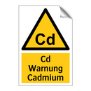 Cd Warnung Cadmium