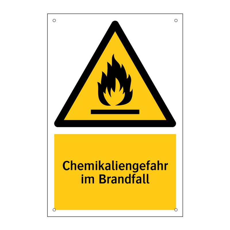 Chemikaliengefahr im Brandfall